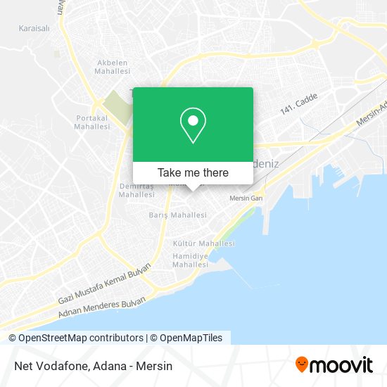 Net Vodafone map