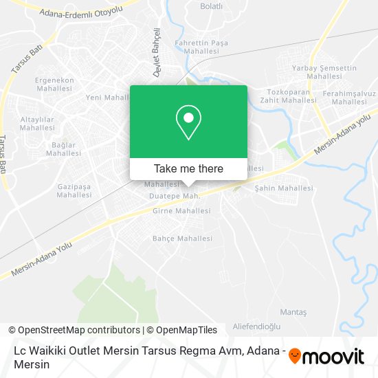 Lc Waikiki Outlet Mersin Tarsus Regma Avm map