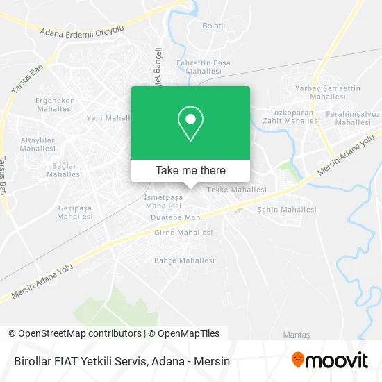 Birollar FIAT Yetkili Servis map