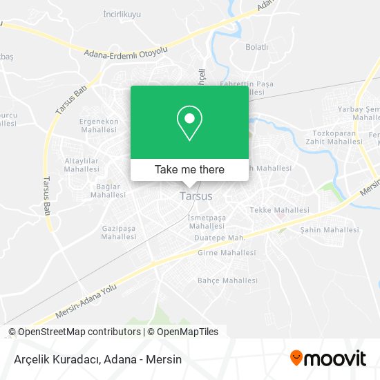 Arçelik Kuradacı map