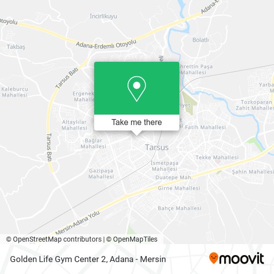 Golden Life Gym Center 2 map