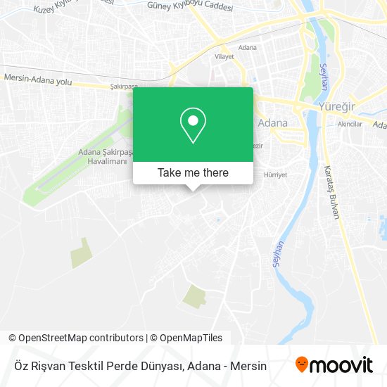 Öz Rişvan Tesktil Perde Dünyası map