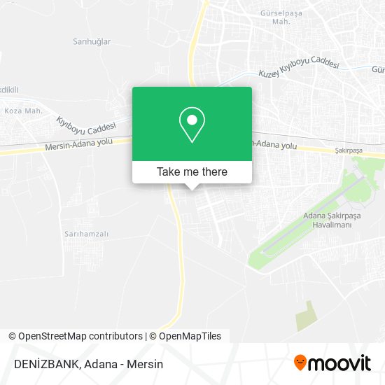 DENİZBANK map