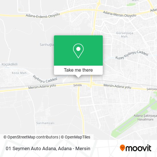 01 Seymen Auto Adana map