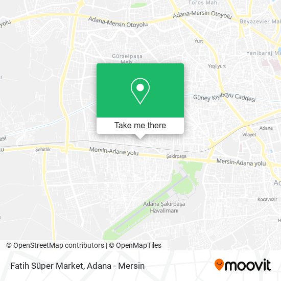Fatih Süper Market map