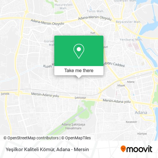Yeşilkor Kaliteli Kömür map