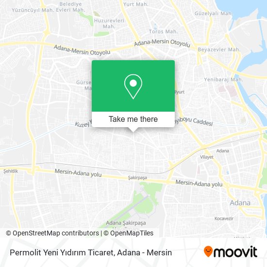 Permolit Yeni Yıdırım Ticaret map