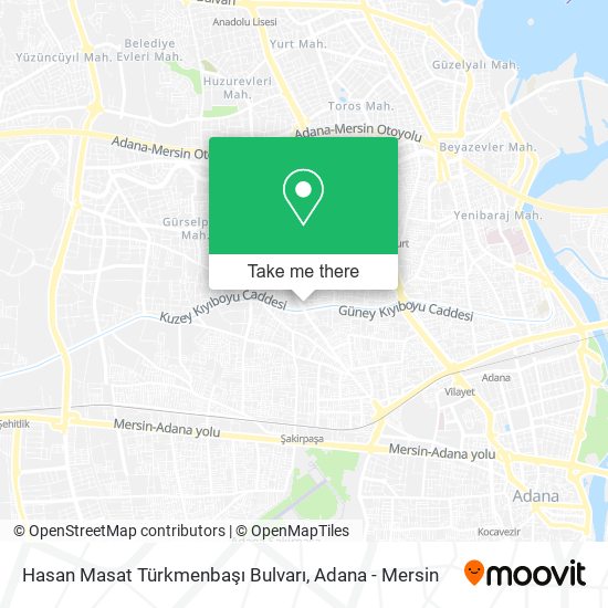 Hasan Masat Türkmenbaşı Bulvarı map