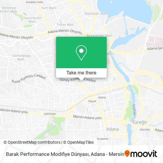 Barak Performance Modifiye Dünyası map