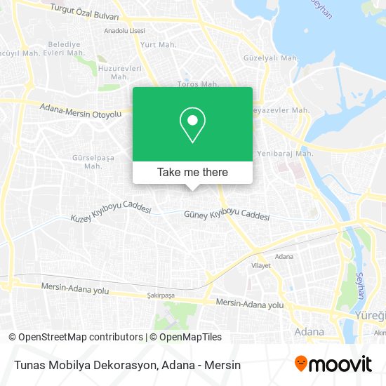 Tunas Mobilya Dekorasyon map