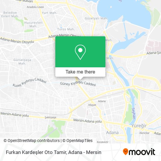 Furkan Kardeşler Oto Tamir map