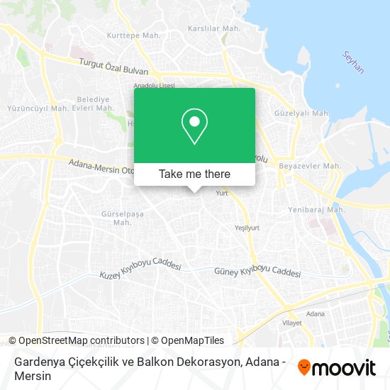 Gardenya Çiçekçilik ve Balkon Dekorasyon map