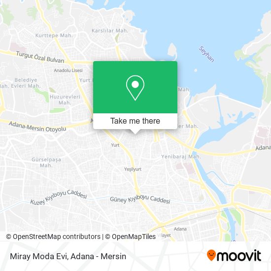 Miray Moda Evi map