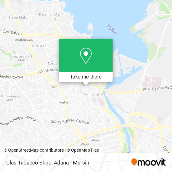 Ulas Tabacco Shop map