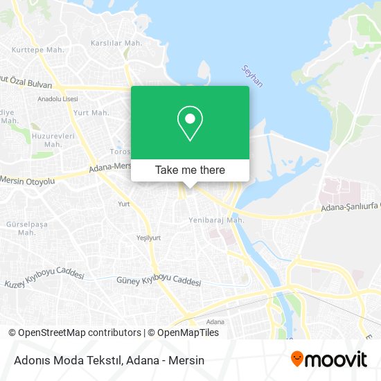 Adonıs Moda Tekstıl map