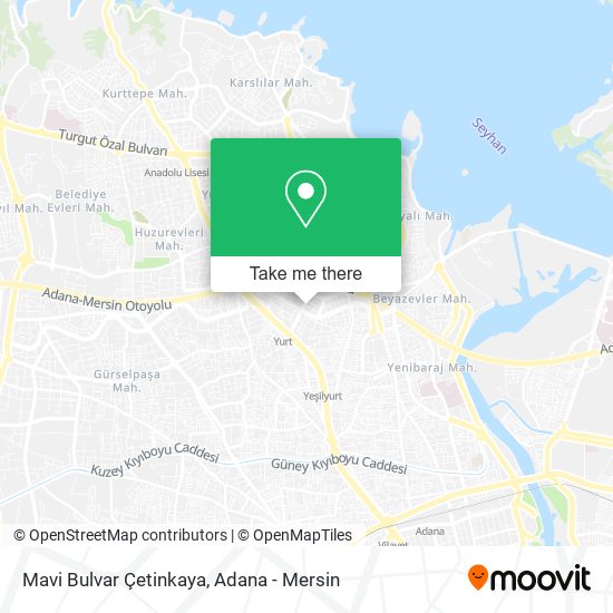 Mavi Bulvar Çetinkaya map