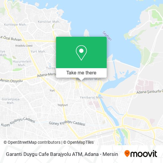 Garanti Duygu Cafe Barajyolu ATM map