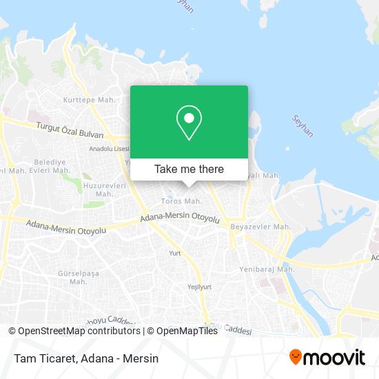 Tam Ticaret map