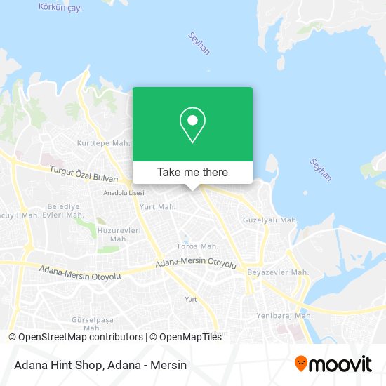 Adana Hint Shop map