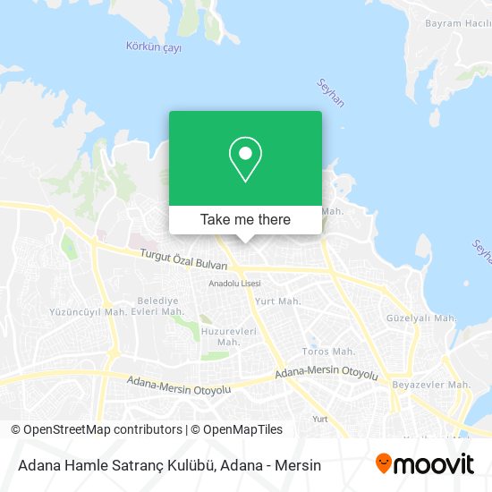 Adana Hamle Satranç Kulübü map