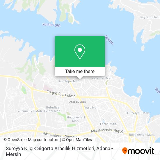 Süreyya Kılçık Sigorta Aracılık Hizmetleri map