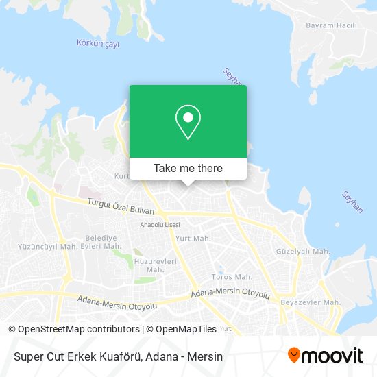 Super Cut Erkek Kuaförü map