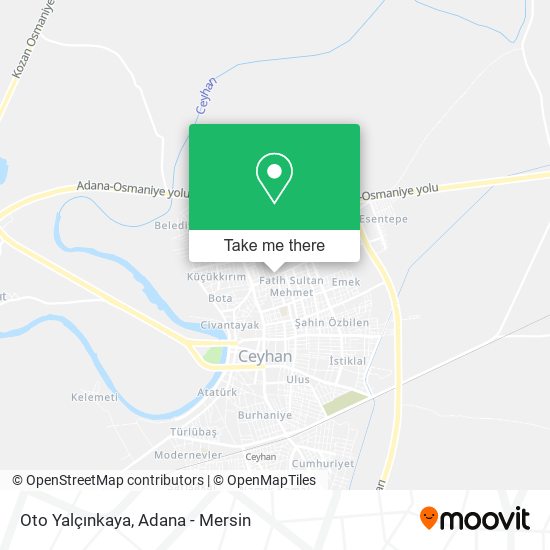 Oto Yalçınkaya map