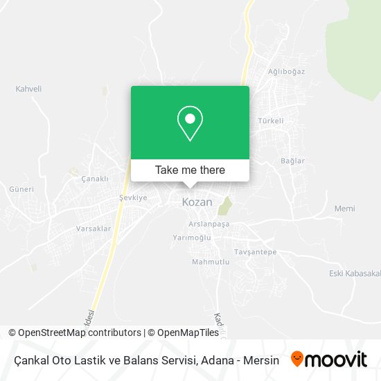 Çankal Oto Lastik ve Balans Servisi map