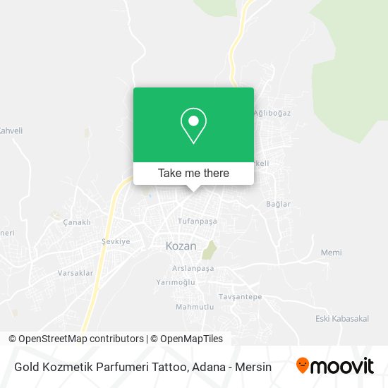 Gold Kozmetik Parfumeri Tattoo map