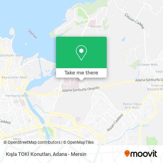 Kışla TOKİ Konutları map