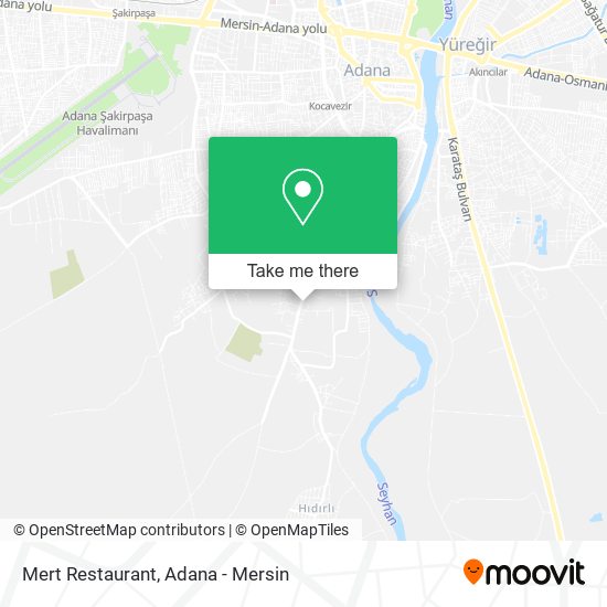 Mert Restaurant map