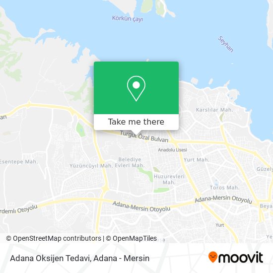 Adana Oksijen Tedavi map