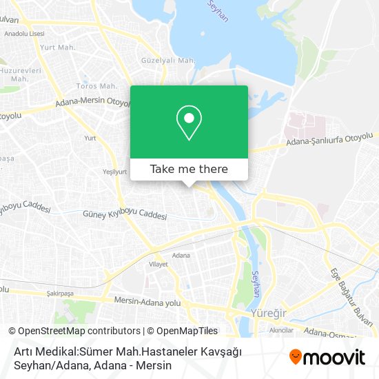 Artı Medikal:Sümer Mah.Hastaneler Kavşağı Seyhan / Adana map