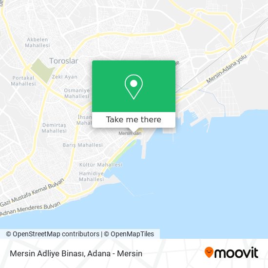 Mersin Adliye Binası map
