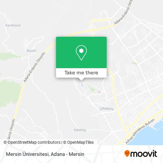 Mersin Üniversitesi map