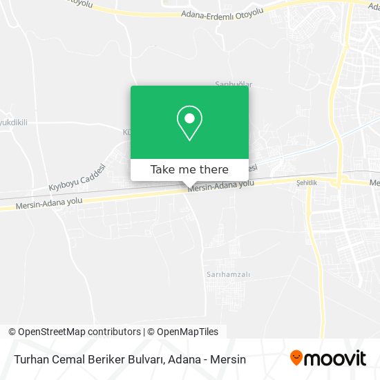 Turhan Cemal Beriker Bulvarı map