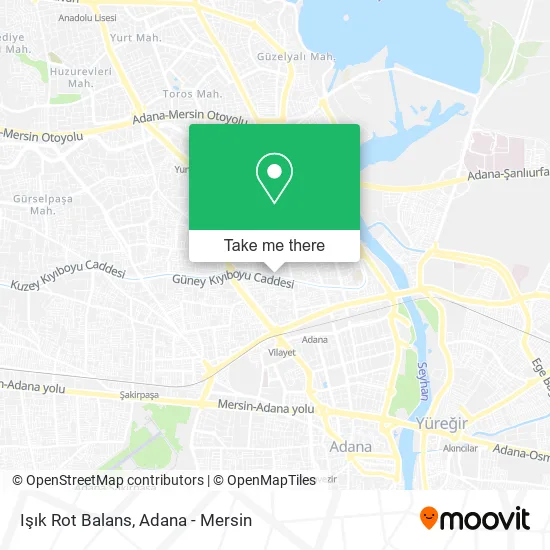 Işık Rot Balans map