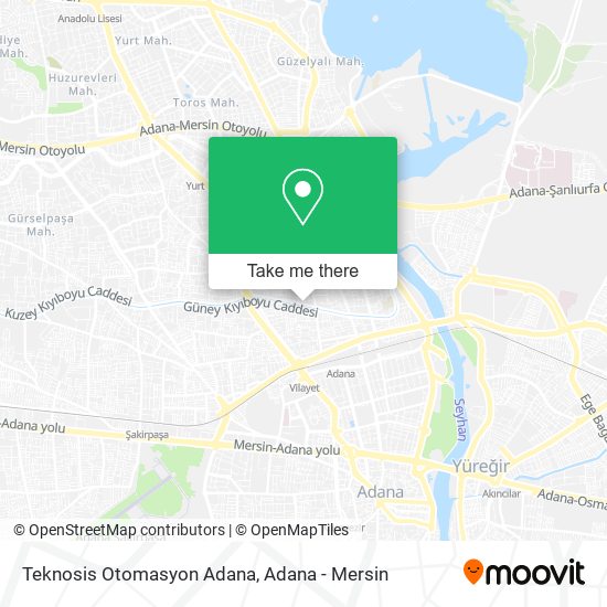 Teknosis Otomasyon Adana map