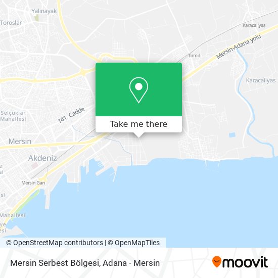 Mersin Serbest Bölgesi map