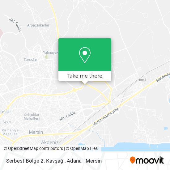 Serbest Bölge 2. Kavşağı map