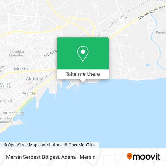 Mersin Serbest Bölgesi map