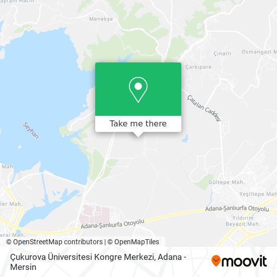 Çukurova Üniversitesi Kongre Merkezi map