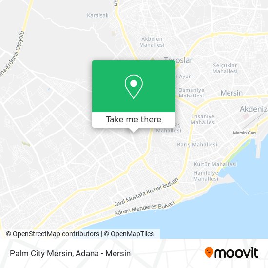 Palm City Mersin map