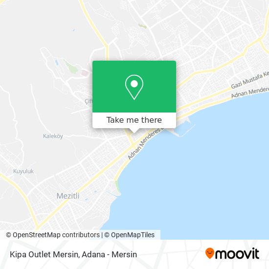 Kipa Outlet Mersin map