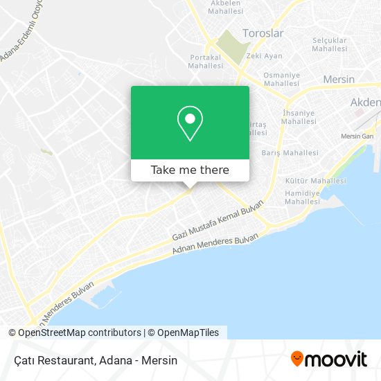Çatı Restaurant map