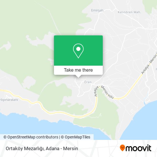 Ortaköy Mezarlığı map