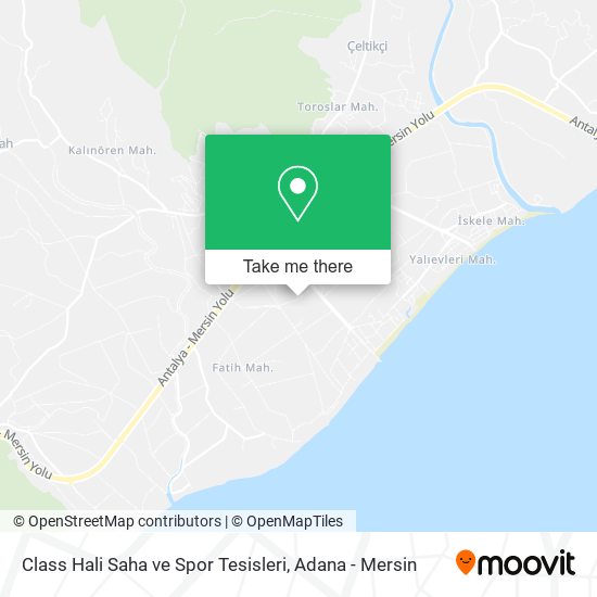 Class Hali Saha ve Spor Tesisleri map