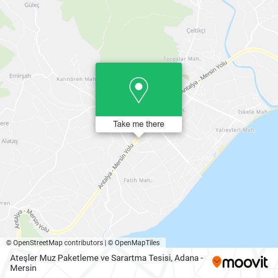 Ateşler Muz Paketleme ve Sarartma Tesisi map