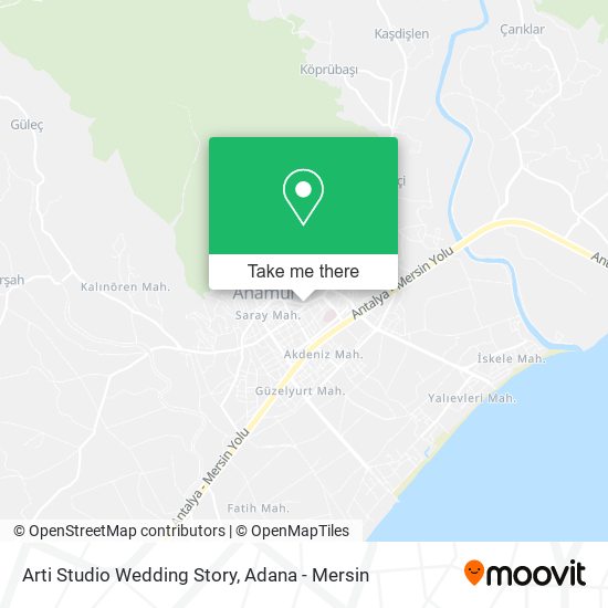 Arti Studio Wedding Story map