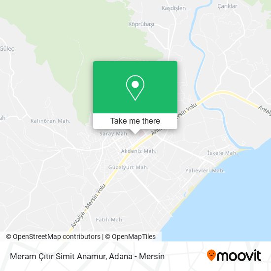 Meram Çıtır Simit Anamur map